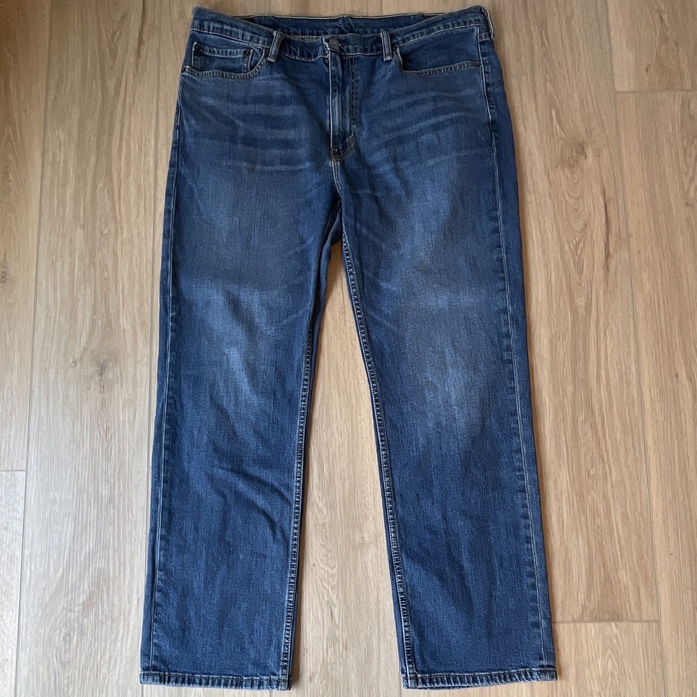 Levi's Men's 514 Blue Medium Wash Jeans Straight Fit Mid Rise 38x29